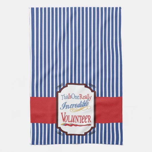 これは1個の実際に信じられないい有志のギフトです キッチンタオル (縦)