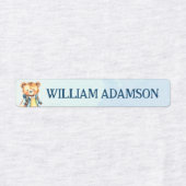 これは1年生の可愛いテディに属する ラベル (デザイン2)