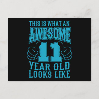 これは11歳の誕生日にふさわしい最高のプレゼント ポストカード