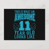 これは11歳の誕生日にふさわしい最高のプレゼント ポストカード (正面)
