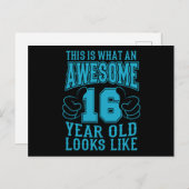 これは16歳の誕生日にふさわしい最高のプレゼント ポストカード (正面/裏面)