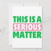 これは1908年の重大事だ 招待状 (正面)