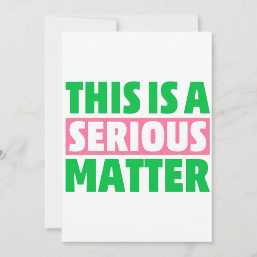 これは1908年の重大事だ 招待状 (正面)