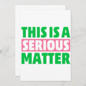 これは1908年の重大事だ 招待状 (正面/裏面)