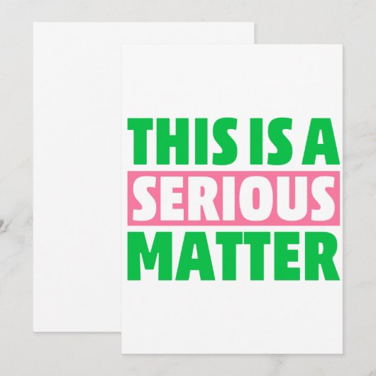 これは1908年の重大事だ 招待状 (正面/裏面)