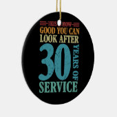 これは30年の瀬の後を見る良さである セラミックオーナメント (右)