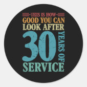 これは30年の瀬の後を見る良さである ラウンドシール (正面)