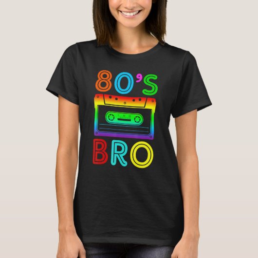 これは80年代のBro 80のパーティー衣装80年代の女性 Tシャツ (正面)