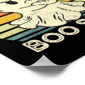 これは、いくつかのブーシートおもしろい幽霊レトロハロウィーンCである ポスター (角)