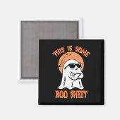 これは、いくつかのブーシートハロウィンクール幽霊おもしろい マグネット (正面/裏面)