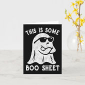 これは、いくつかのブーシートハロウィーン幽霊おもしろいギフトM カード (黄色い花)