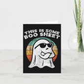 これは、いくつかのブーシート幽霊サングルハロウィーンメンズ カード (正面)