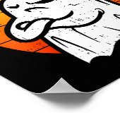 これは、いくつかのブーシート幽霊レトロ面白いハロウィーン ポスター (角)