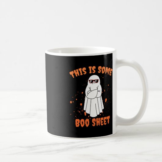 これは、いくつかのブーシート幽霊面白いハロウィーン コーヒーマグカップ (右)