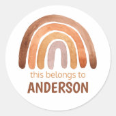 「これは…」 トーン自然レインボー名 ラウンドシール (正面)