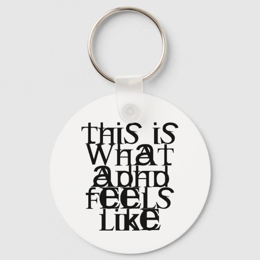 これはADHDである キーホルダー (正面)