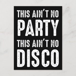 これはAin'No Discoパーティーではない ポストカード
