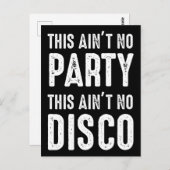 これはAin'No Discoパーティーではない ポストカード (正面/裏面)