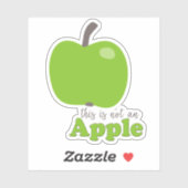 これはAppleの引用文コンターおもしろいではない シール (シート)