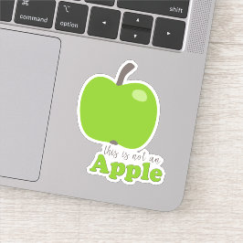 これはAppleの引用文コンターおもしろいではない シール