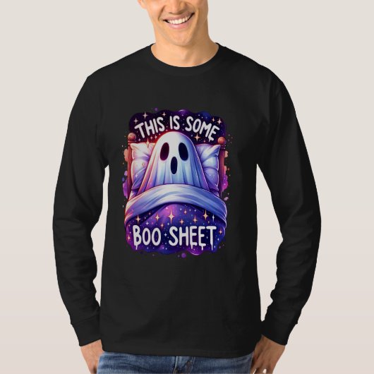 これはBooシートおもしろい幽霊不気味シーズンH Tシャツ (正面)
