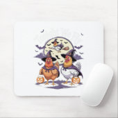 これはBooシート面白いハロウィーン幽霊レトロ マウスパッド (マウス)