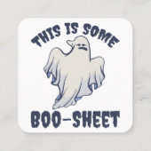 これはBoo Sheet Sassyの幽霊 スクエア名刺 (裏面)