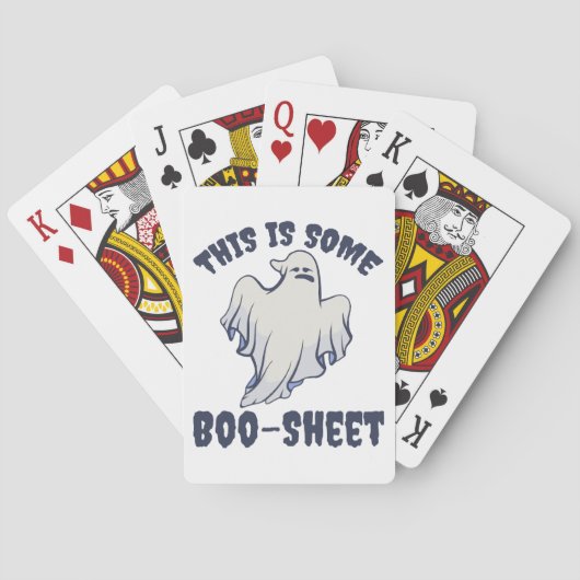 これはBoo Sheet Sassyの幽霊 トランプ (裏面)