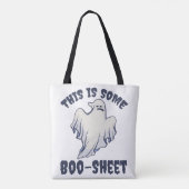 これはBoo Sheet Sassyの幽霊 トートバッグ (裏面)