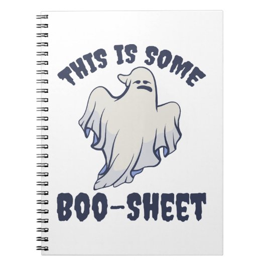 これはBoo Sheet Sassyの幽霊 ノートブック (正面)