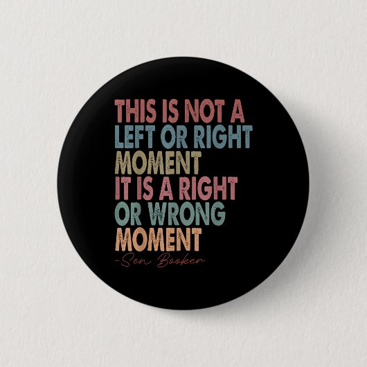 これはCory Boの離れ正しい瞬間ではない 缶バッジ (正面)