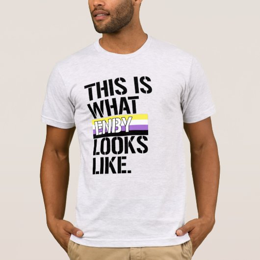 これはEnbyの見た目です Tシャツ (正面)