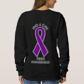 これはFibro私の戦いのワイシャツ…です スウェットシャツ (裏面)