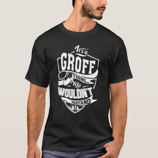 これはGROFFの問題だ Tシャツ (正面)