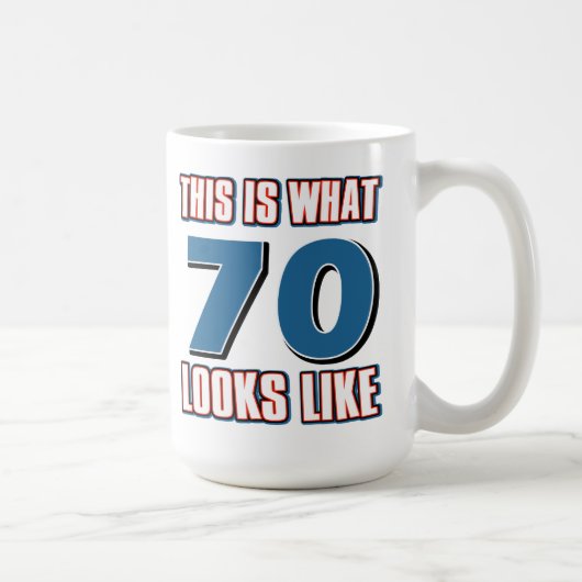 これはlool 70年が好むものです コーヒーマグカップ (右)