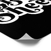 これはMのためのブーシートハロウィンおもしろい幽霊 ポスター (角)