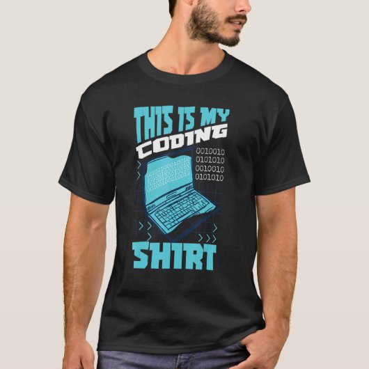 これはMy Coding Shirt Website Programmerくもの巣Dev Tシャツ (正面)