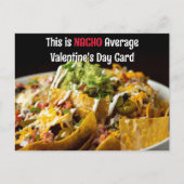 これはNACHOの平均バレンタインデーのカードnachos ポストカード (正面)