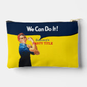 これはRosieパーティーカスタムのパーソナライズである アクセサリーポーチ (裏面)