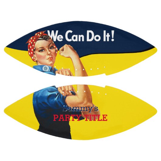 これはRosieパーティーカスタムのパーソナライズである アメリカンフットボール (パネル)