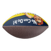 これはRosieパーティーカスタムのパーソナライズである アメリカンフットボール (回転90)