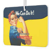 これはRosieパーティーカスタムのパーソナライズである カーエアーフレッシュナー (左)