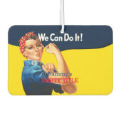 これはRosieパーティーカスタムのパーソナライズである カーエアーフレッシュナー (正面)