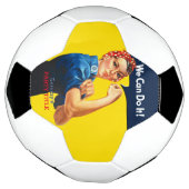 これはRosieパーティーカスタムのパーソナライズである サッカーボール (回転)