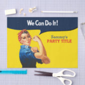 これはRosieパーティーカスタムのパーソナライズである 薄葉紙 (クラフト)