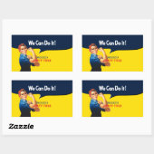 これはRosieパーティーカスタムのパーソナライズである 長方形シール (シート)