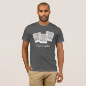 これはselfieのスローガン加えますあなた自身の写真のTシャツをです Tシャツ (正面フル)