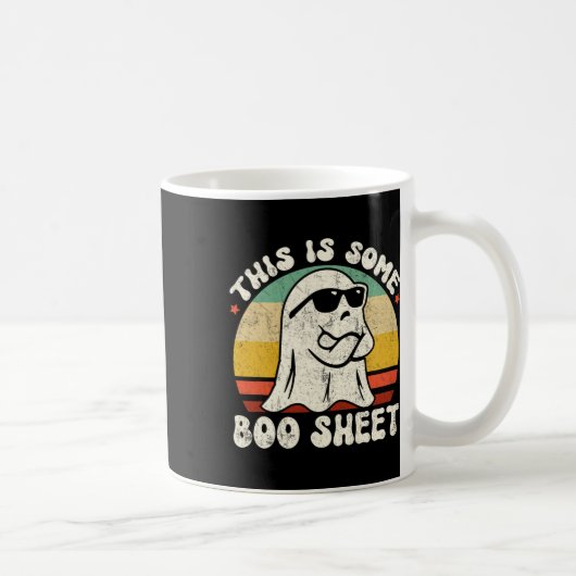 これはSome Booシート幽霊クールおもしろいハロウィンCo コーヒーマグカップ (右)