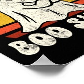 これはSome Booシート幽霊クールおもしろいハロウィンCo ポスター (角)