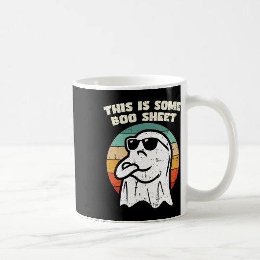 これはSome Booシート幽霊レトロハロウィンコスト コーヒーマグカップ (右)